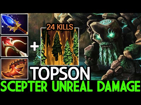 TOPSON [Tiny] Scepter Unreal Damage Instant Delete Support Dota 2