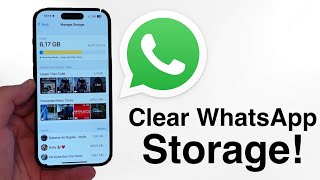 How To Free Up WhatsApp Storage on iPhone!!