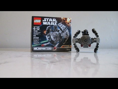 Building the Lego Star Wars Tie Advanced Prototype Micro Fighter