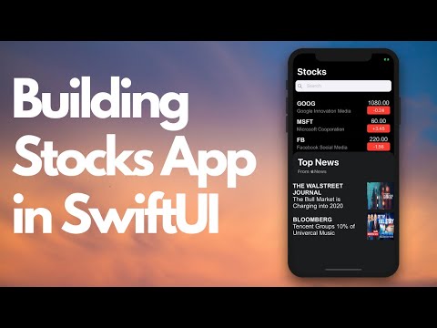 New Course Section: Building Stocks App in SwiftUI