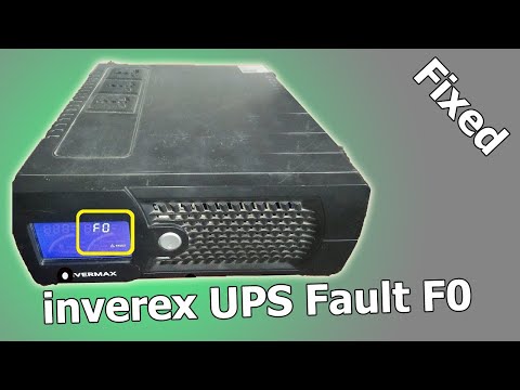 Inverex UPS Fault F0 Repair Error Code F0