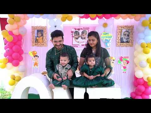 KrishikA 1st birthday