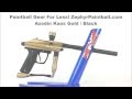 Azodin Kaos Semi Auto Paintball Marker Gold Black ZephyrPaintball Com 360 View AZDN 2010 S004