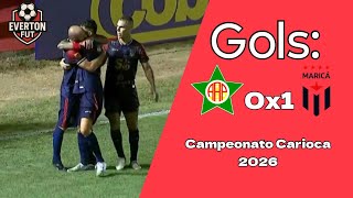 Gol: Portuguesa 0x1 Maricá - Campeonato Carioca 2026