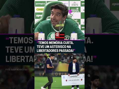 OLHA O QUE O ABEL FERREIRA FALOU SOBRE A FINAL DA LIBERTADORES CONTRA O FLAMENGO #shorts