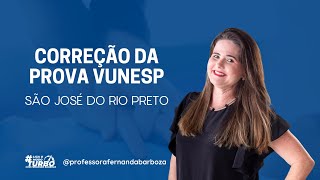 Correção da prova - São José do Rio Preto Enfermagem - Carol Toneto