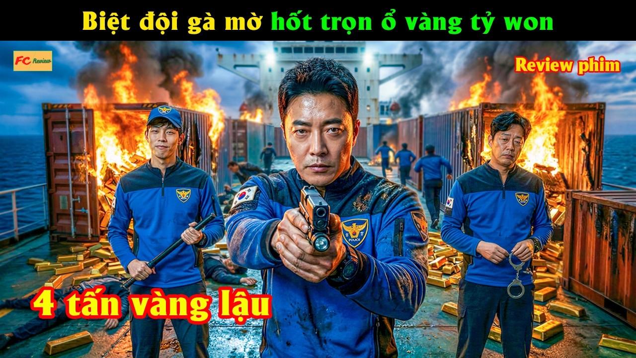 Biệt đội gà mờ hốt trọn ổ vàng tỷ won  - Review phim Hàn