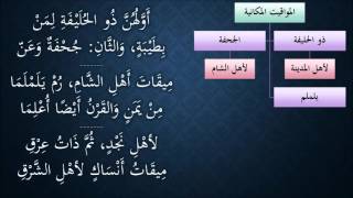 صورة النظم الجلي في الفقه الحنبلي106- شرح/ عامر بهجت(المواقيت المكانية)