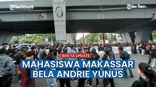 Download lagu 'Makassar Berisik' Demo di Fly Over, Desak Kasus Andrie Yunus Diusut Tuntas mp3