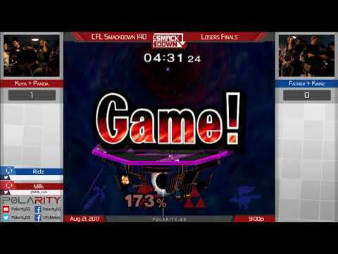 CFL Smackdown 140 Melee - Kuya + Panda vs Father + Kaike - Doubles Losers Finals