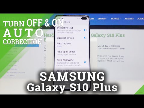 How to Activate Auto Correction in Samsung Galaxy S10 Plus?
