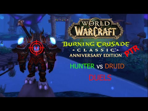 Hunter vs Druid Duels | TBC Classic PTR PvP