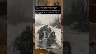😱😱On the Trail of Tears, Native Americans endured unimaginable hardships❤️🥹#shorts