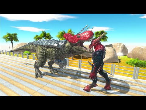 Ultimasaurus vs Every Unit on Tropical Island - Animal Revolt Battle Simulator Gameplay