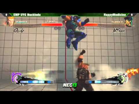 SSF4 AE2012 Losers Finals EMP UYG Nuckledu vs HappyMedicine - NEC13 Tournament