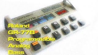 Video thumbnail for Roland GR-77B Vintage Bass Guitar Synthesizer vs GR-700 Demo Features Review by WayneJoness
