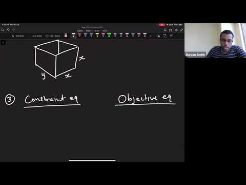 Math 1203-L01 Lecture 22 - More Optimization Examples