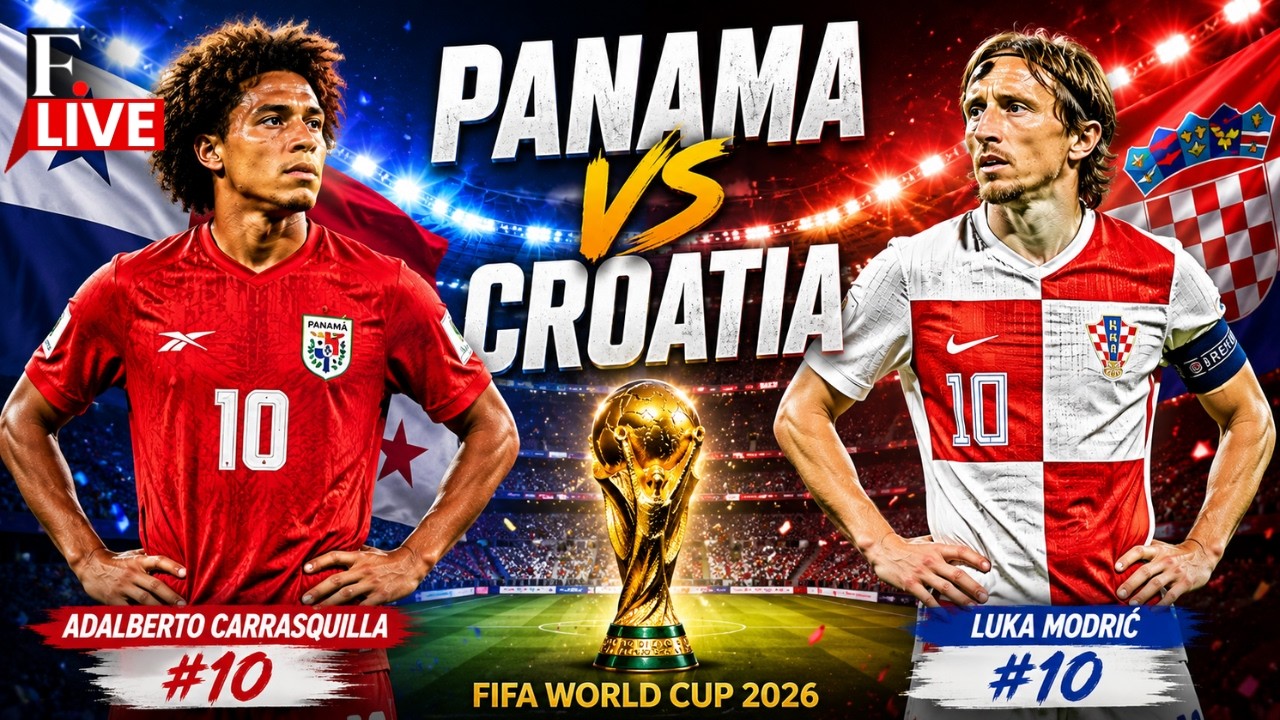 🔴Panama vs Croatia | FIFA World Cup 2026 LIVE | Adalberto Carrasquilla | Luka Modrić