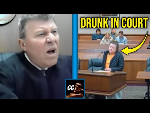 OWI Woman Shows Up to Court Absolutely WASTED