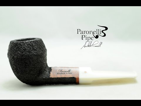 Pipa Paronelli radica bulldog rusticata fatta a mano - www.paronellipipe.com