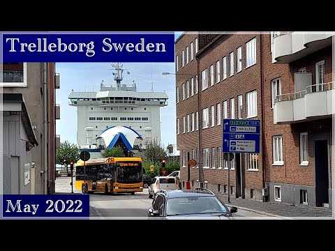 Walk around the port city of Trelleborg (Sweden) | Spacer po portowym mieście Trelleborg w Szwecji