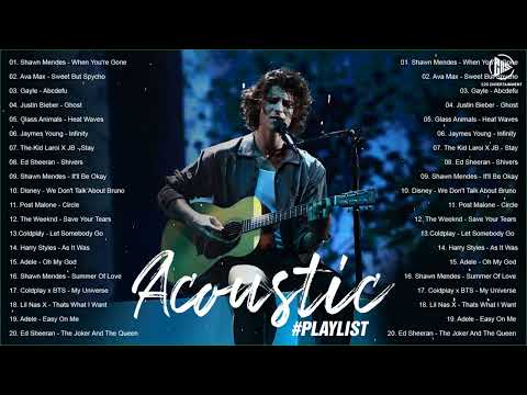 Shawn Mendes, GAYLE, Justin Bieber, Lil Nas X, Coldplay, Adele 💦 New English Acoustic Songs 2022