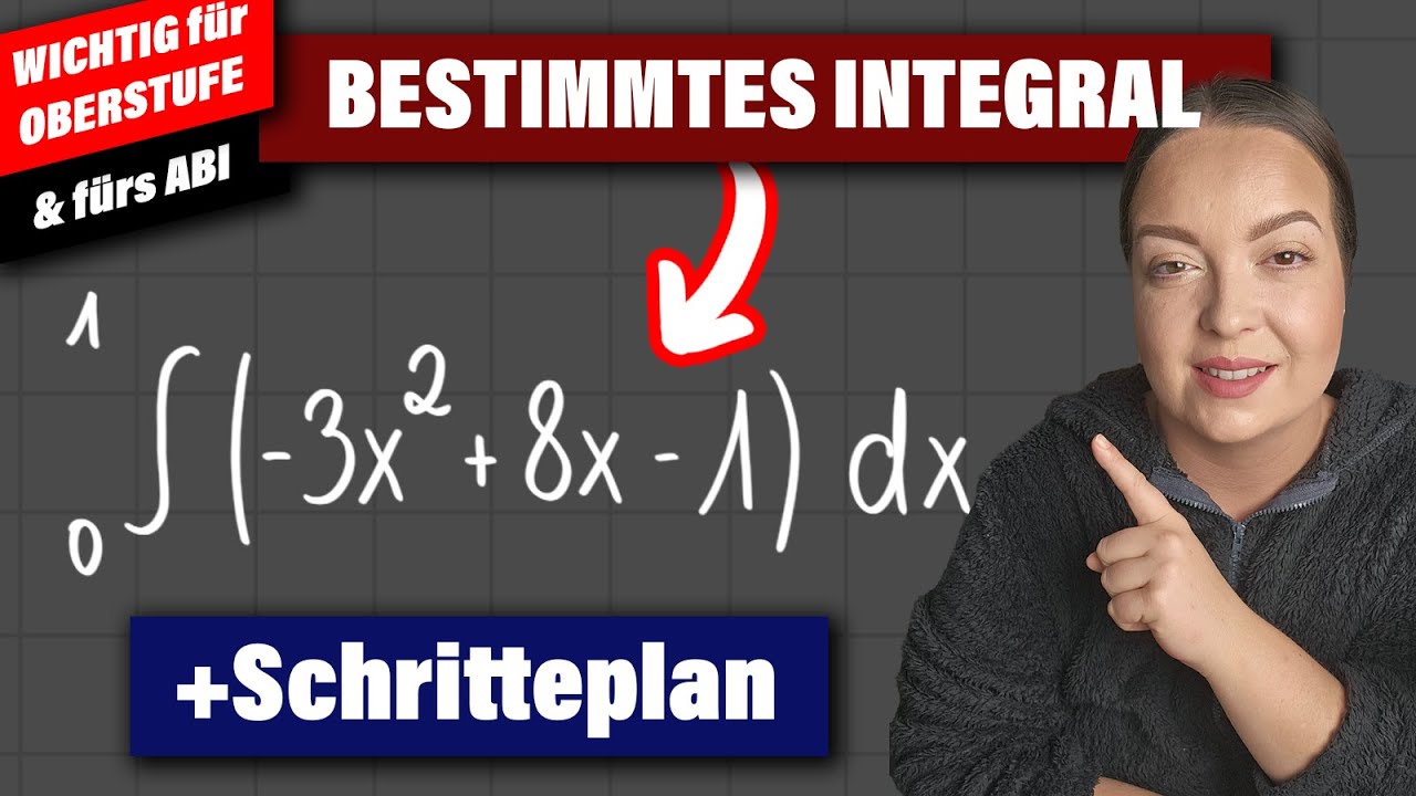 Einfaches bestimmtes Integral berechnen und Schritteplan!