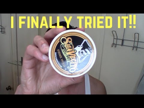 Curly Hair to Straight: Suavecito Pomade (Firme Hold)...