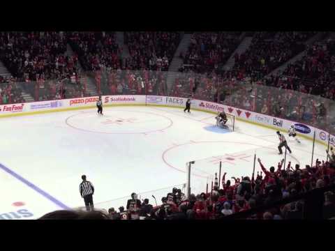 Chicago Blackhawks vs Ottawa Senators- Patrick Sharp Shooto
