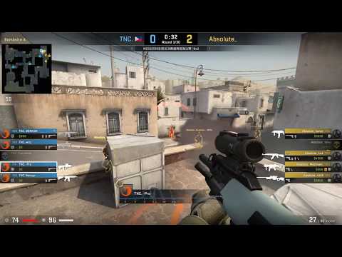 ESports - CS:GO, Absolute vs TNC, WESG 2018 World Finals (13th of March 2019), Dust2 - Map 2