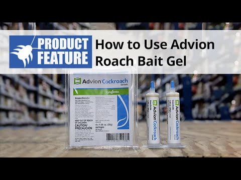  How to Use Advion Roach Bait Gel Video 