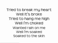The Script - The End Where I Begin With Lyrics