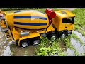 Unboxing Review Mainan Mobil Scania Truk Molen Mixser Indonesia
