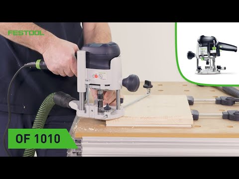 Working with the bar circle and router OF 1010 (Festool TV)