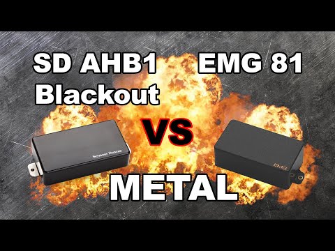 EMG 81 vs Seymour Duncan Blackout AHB-1 - Metal