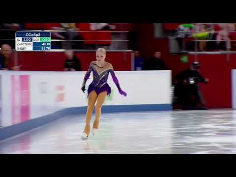 🥇Elena Kostyleva. Free skate. 2025 Junior Russian figure skating championships.