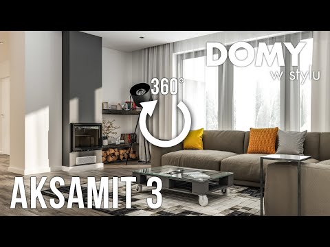 Projekt domu AKSAMIT 3 - Panorama 360°
