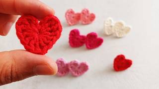 Crochet Heart Earrings Tutorial | Quick & Easy Gift Idea