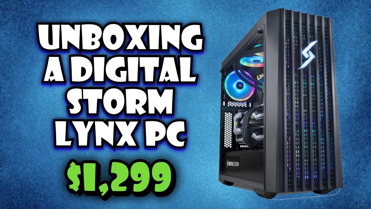 UNBOXING A DIGITAL STORM LYNX GAMING PC $1,299 (INSANE GAMING PC)