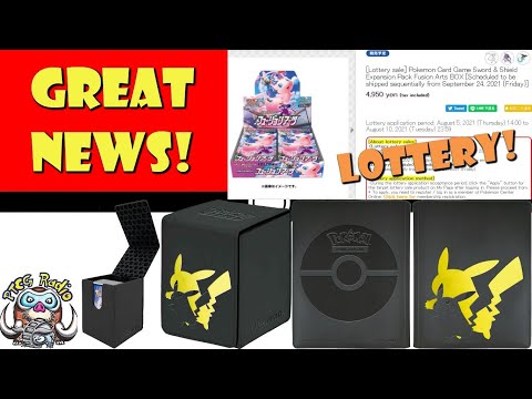 Beautiful New Pikachu Products & Another Set Sold By Lottery! (Pokémon TCG News)