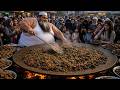 GIANT DOUBLE TAWA KALEJI FRY BEST MUTTON FRIED LIVER MAKING STREET FOOD PAKISTAN