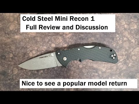 Cold Steel Mini Recon 1 Full Review