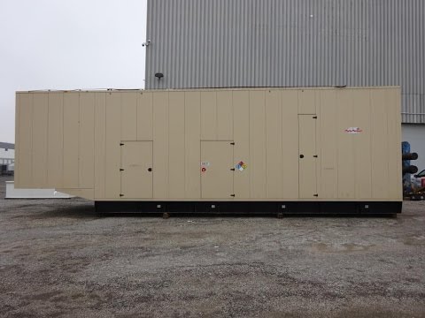 Used- 2011 Cummins 1250 kW Standby (1100 kW prime) Diesel Generator Set - stock # 47905001