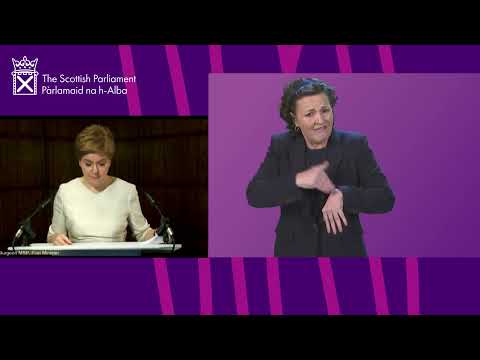 First Minister Statement: COVID-19 Update (Virtual) (BSL) - 5 January 2022