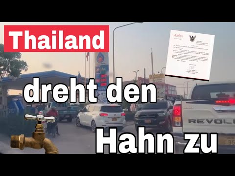 State of emergency in Laos 😓 long queues at gas stations