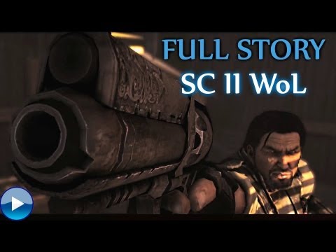 Starcraft 2: Wings of Liberty Full Storyline - All Cinematics, Cutscenes and Edited Gameplay