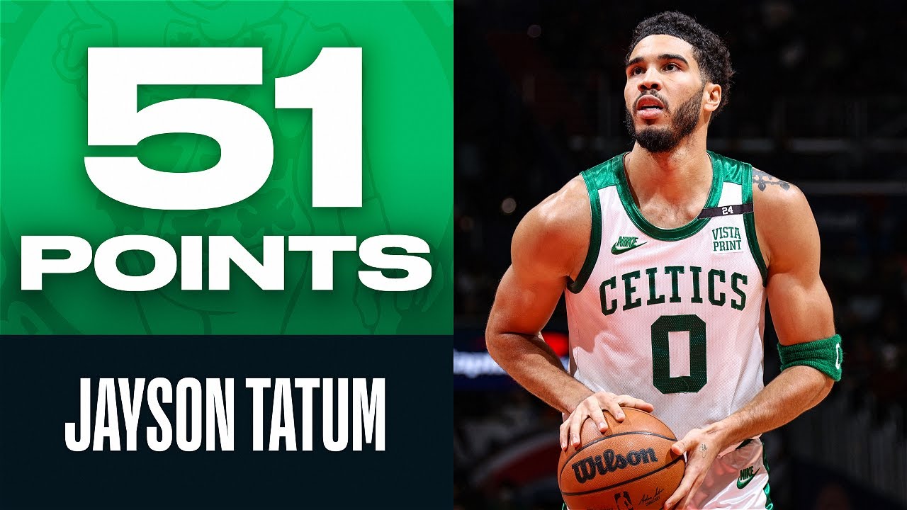 Jayson Tatum Scores 50 For The 3rd Straight Time
