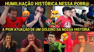 REAÇÕES TORCEDORES do FURACÃO PUTASSOS ELIMINADOS COM GOLEADA l VITÓRIA 4X0 ATHLETICO PR