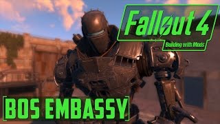 BOS Airport Embassy -Building with Mods -Fallout 4