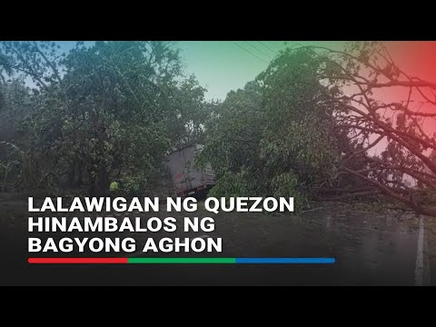 Lalawigan ng Quezon hinambalos ng Bagyong Aghon ABS-CBN News